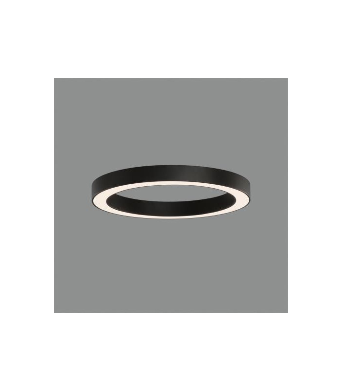 Plafón ALISO 60cm 50W 4945Lm Negro 2700K-3000K-4000K Slide Switch