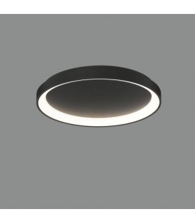 Plafón GRACE 48cm 38W 3450Lm Negro 2700K-3000K-4000K Slide Switch
