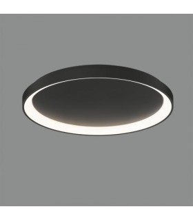 Plafón GRACE 58cm 44W 3960Lm Negro 2700K-3000K-4000K Slide Switch