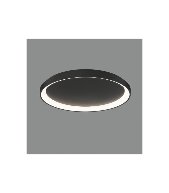 Plafón GRACE 58cm 44W 3960Lm Negro 2700K-3000K-4000K Slide Switch