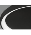Plafón GRACE 58cm 44W 3960Lm Negro 2700K-3000K-4000K Slide Switch