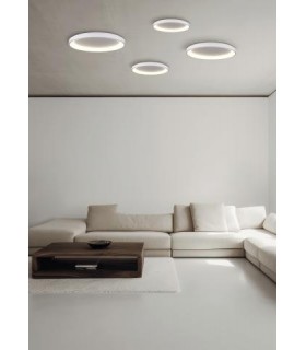 Plafón GRACE 58cm 44W 3960Lm Blanco 2700K-3000K-4000K Slide Switch