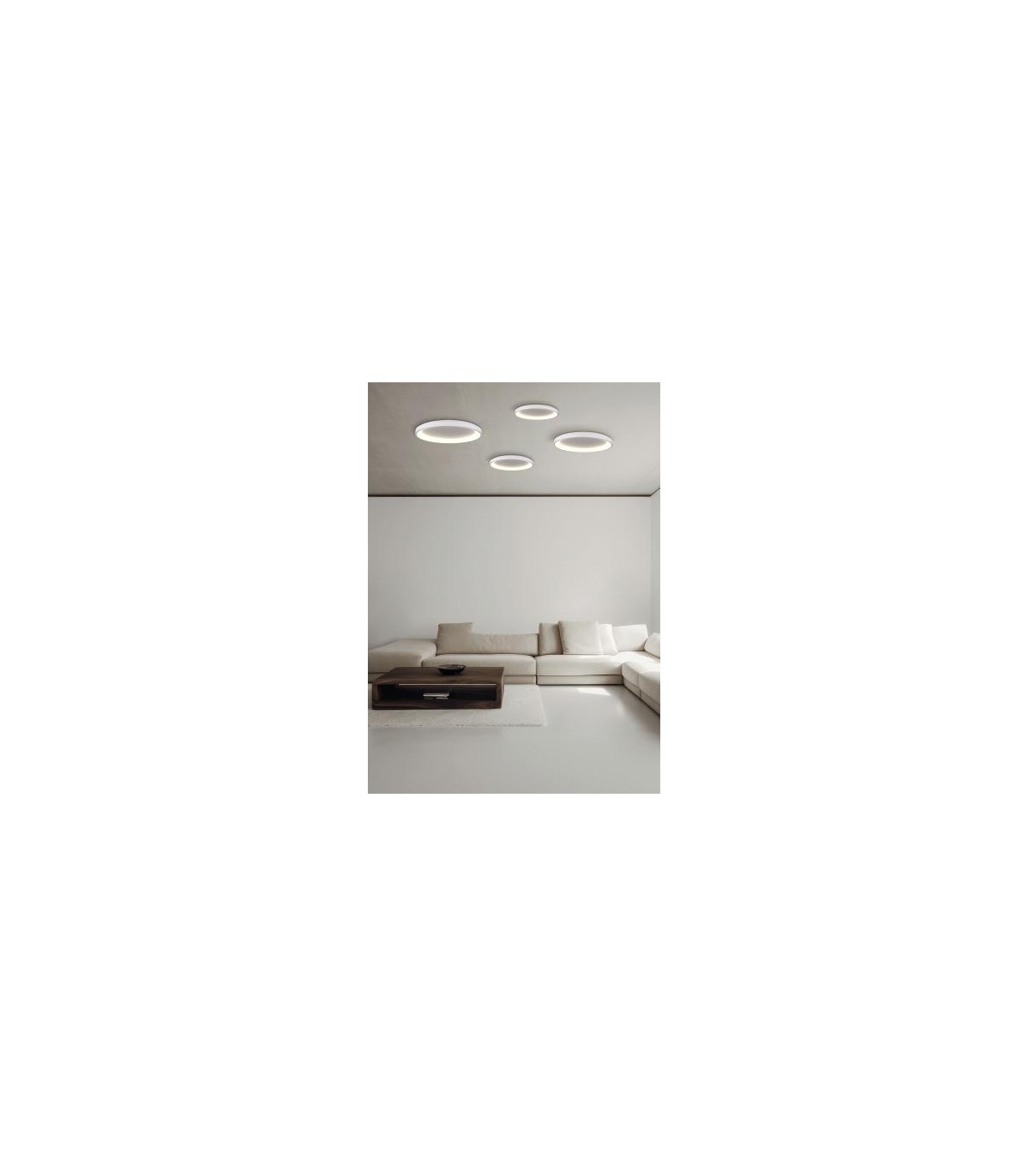 Plafón GRACE 58cm 44W 3960Lm Blanco 2700K-3000K-4000K Slide Switch