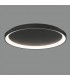 Plafón GRACE 78cm 77W 6930Lm Negro 2700K-3000K-4000K Slide Switch