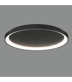 Plafón GRACE 78cm 77W 6930Lm Negro 2700K-3000K-4000K Slide Switch