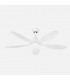 Ventilador de Techo TOBARRA Blanco DC 18W 2250Lm 5 Aspas Blanco CCT