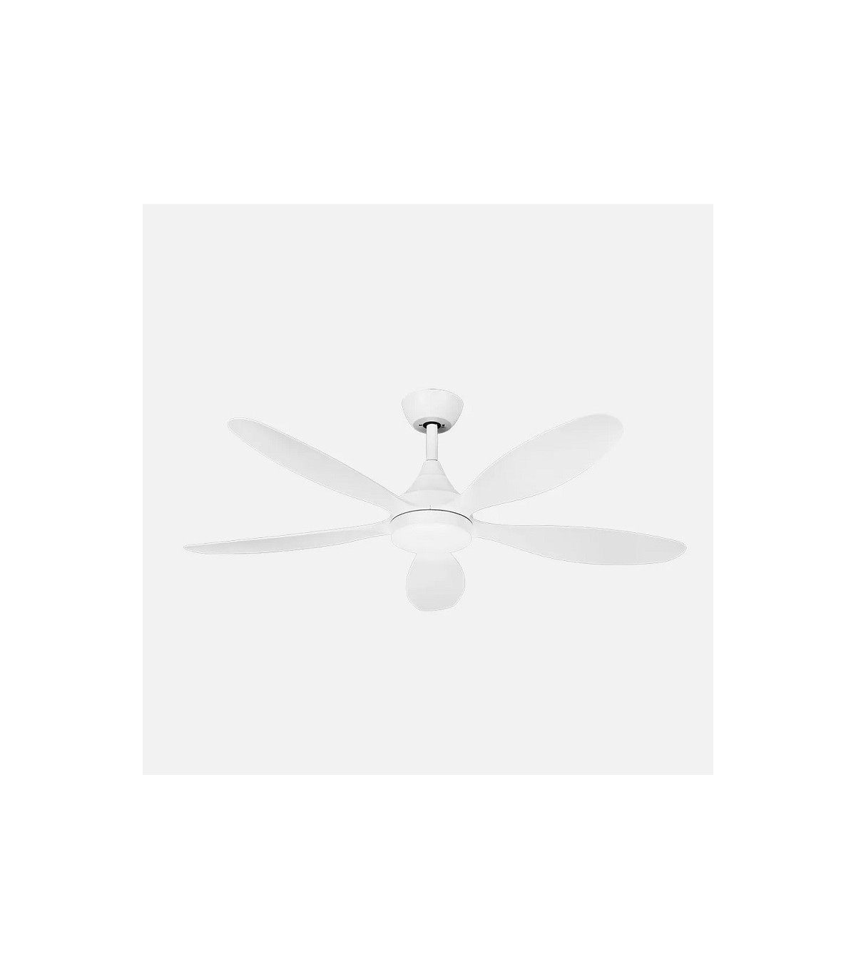 Ventilador de Techo TOBARRA Blanco DC 18W 2250Lm 5 Aspas Blanco CCT