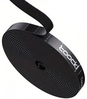 Cinta Velcro TOOCKI Para Cables 10mm 5 Metros