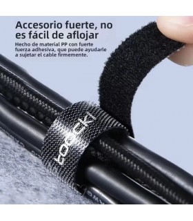 Cinta Velcro TOOCKI Para Cables 10mm 5 Metros