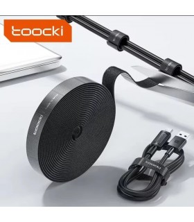 Cinta Velcro TOOCKI Para Cables 10mm 5 Metros
