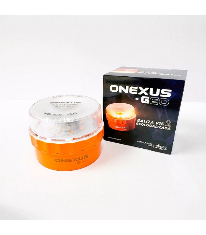 Baliza Señalización de Emergencia ONEXUS-GEO con Geolocalización V16