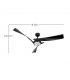 Ventilador de Techo TARENTO DC Negro 24W 2424Lm 3 Aspas Negro CCT