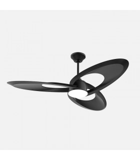Ventilador de Techo TARAZONA Negro DC 18W 2250Lm 3 Aspas NegroCCT