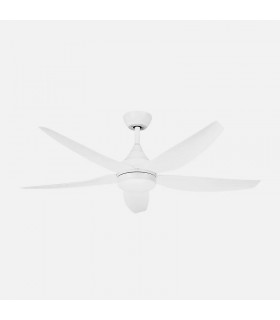 Ventilador de Techo ELDA Blanco DC 18W 2250Lm 5 Aspas Blanco CCT