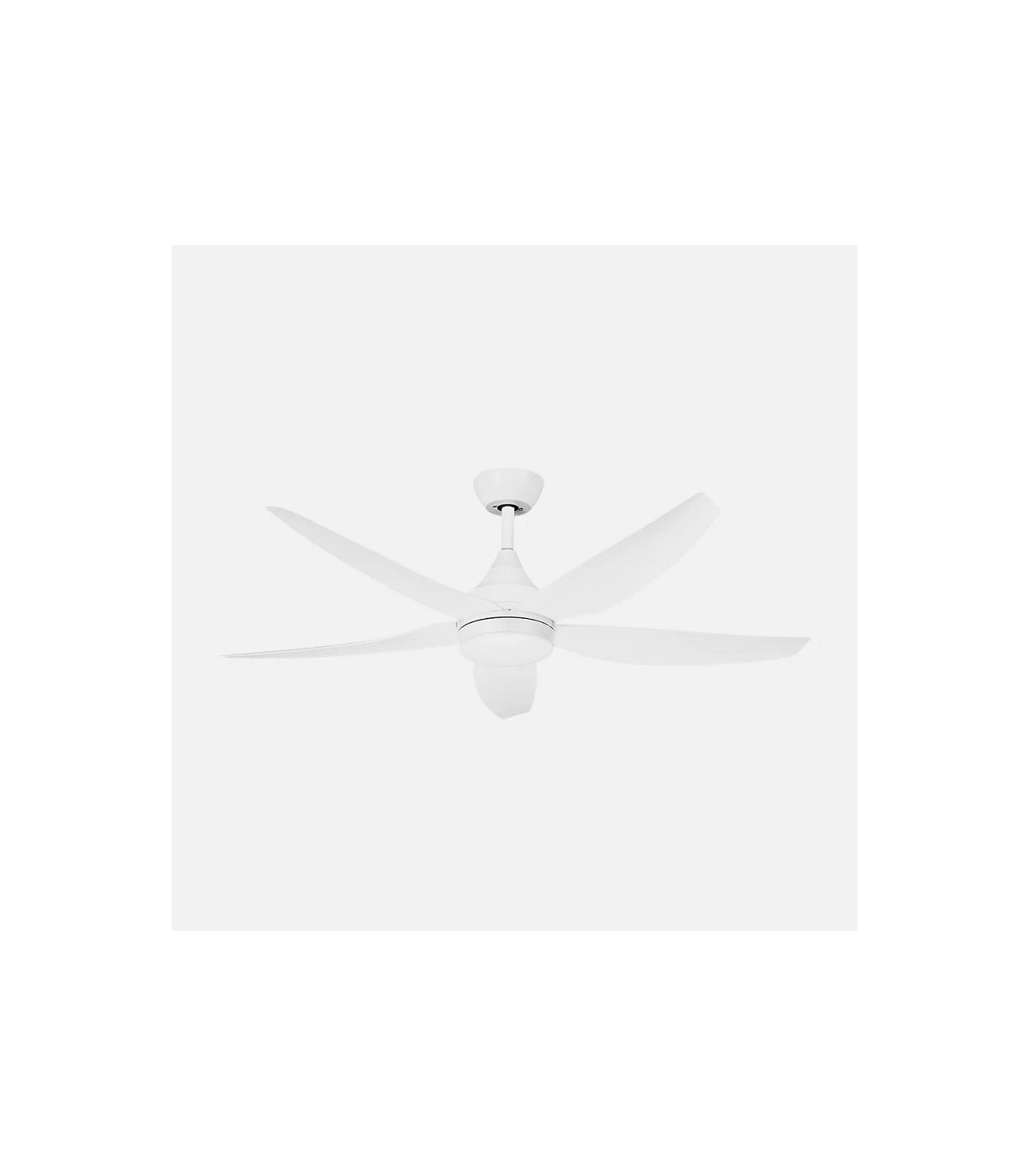 Ventilador de Techo ELDA Blanco DC 18W 2250Lm 5 Aspas Blanco CCT