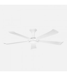 Ventilador de Techo VINAROS Blanco DC 18W 2250Lm 5 Aspas Blanco CCT