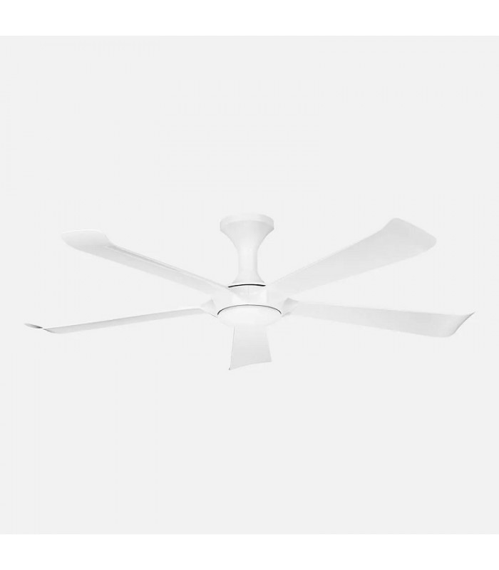 Ventilador de Techo VINAROS Blanco DC 18W 2250Lm 5 Aspas Blanco CCT