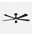 Ventilador de Techo VINAROS Negro DC 18W 2250Lm 5 Aspas Negro CCT