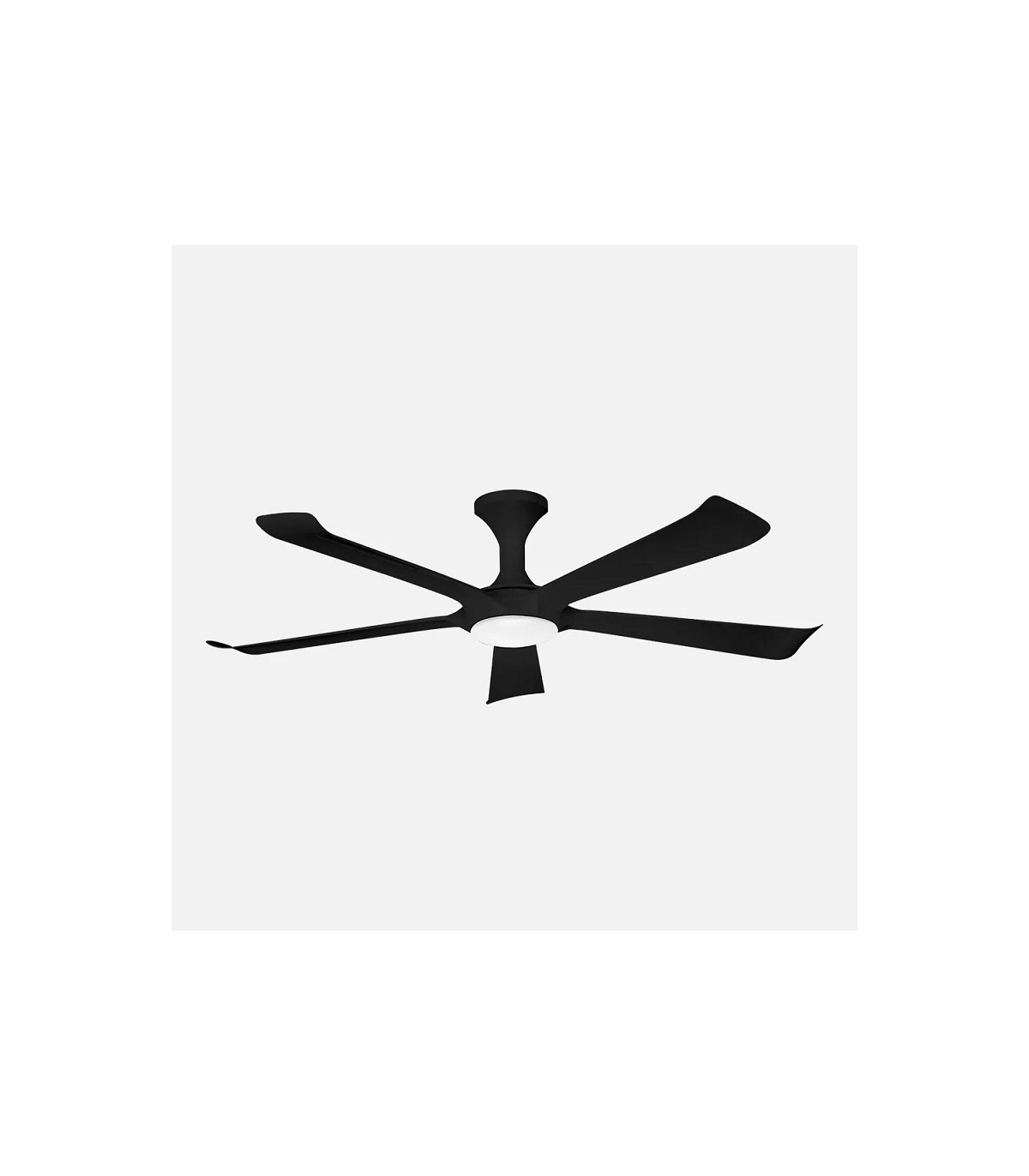 Ventilador de Techo VINAROS Negro DC 18W 2250Lm 5 Aspas Negro CCT