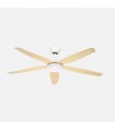 Ventilador de Techo ALTEA Blanco DC 24W 2880Lm 5 Aspas Haya CCT