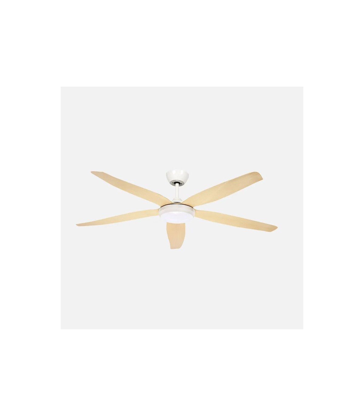 Ventilador de Techo ALTEA Blanco DC 24W 2880Lm 5 Aspas Haya CCT