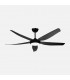 Ventilador de Techo ALTEA Negro DC 24W 2880Lm 5 Aspas Negro CCT