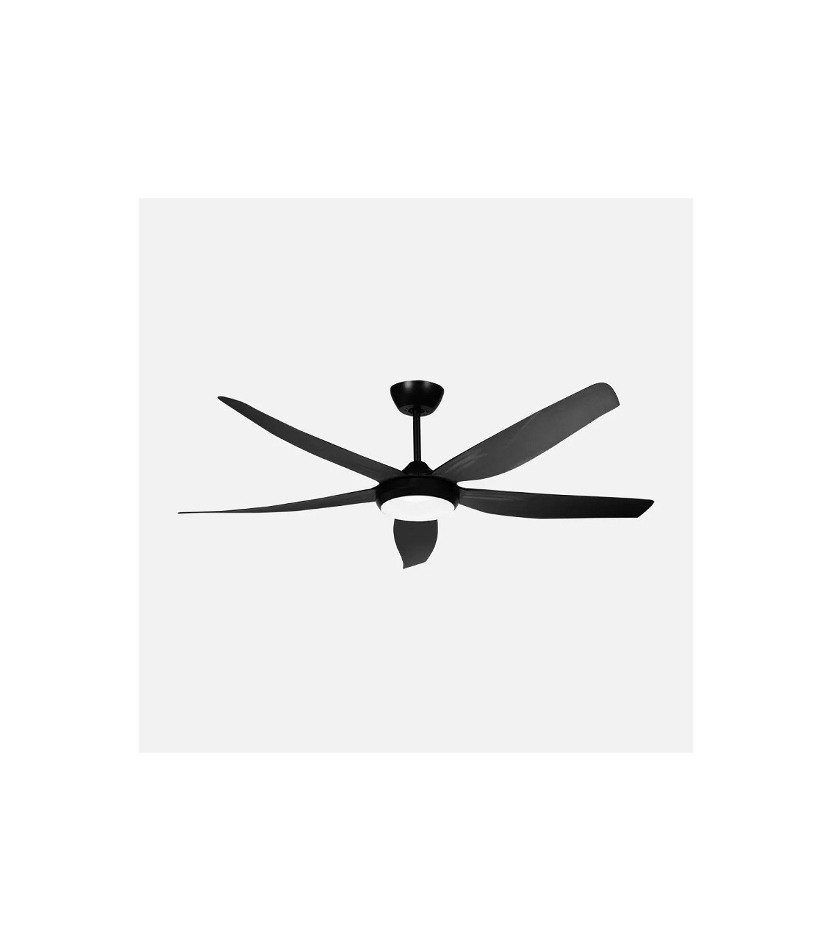 Ventilador de Techo ALTEA Negro DC 24W 2880Lm 5 Aspas Negro CCT