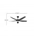 Ventilador de Techo ALTEA Negro DC 24W 2880Lm 5 Aspas Negro CCT