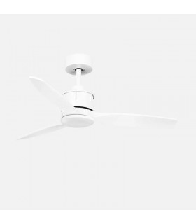 Ventilador de Techo BARRAX Blanco DC 18W 2250Lm 3 Aspas Blanco CCT