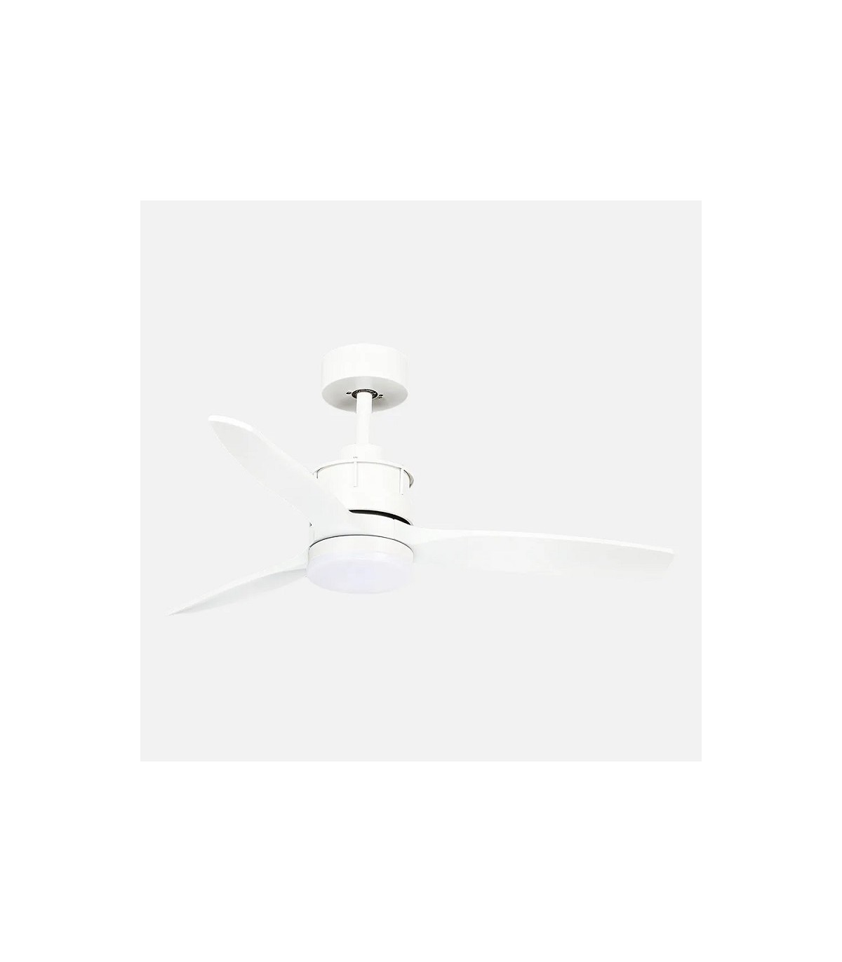 Ventilador de Techo BARRAX Blanco DC 18W 2250Lm 3 Aspas Blanco CCT
