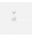 Ventilador de Techo HELLIN Blanco DC 18W 2250Lm 3 Aspas Blanco CCT
