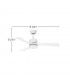 Ventilador de Techo HELLIN Blanco DC 18W 2250Lm 3 Aspas Blanco CCT
