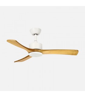 Ventilador de Techo HELLIN Blanco DC 18W 2250Lm 3 Aspas Haya CCT