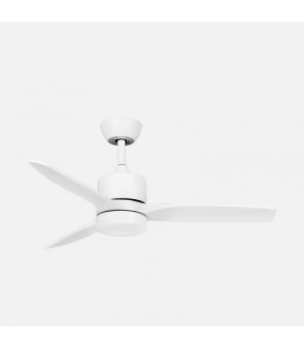 Ventilador de Techo MONTIEL Blanco DC 18W 2250Lm 3 Aspas Blanco CCT