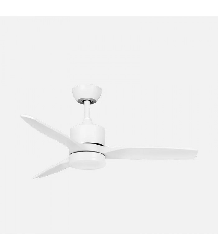 Ventilador de Techo MONTIEL Blanco DC 18W 2250Lm 3 Aspas Blanco CCT