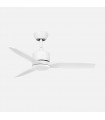 Ventilador de Techo MONTIEL Blanco DC 18W 2250Lm 3 Aspas Blanco CCT
