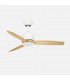 Ventilador de Techo MONTIEL Blanco DC 18W 2250Lm 3 Aspas Haya CCT