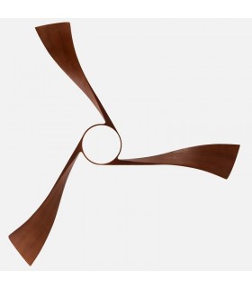 Ventilador de Techo JANUBI Marrón DC 18W 2350Lm 3 Aspas Cerezo CCT