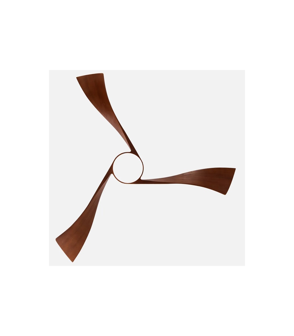 Ventilador de Techo JANUBI Marrón DC 18W 2350Lm 3 Aspas Cerezo CCT