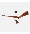 Ventilador de Techo JANUBI Marrón DC 18W 2350Lm 3 Aspas Cerezo CCT