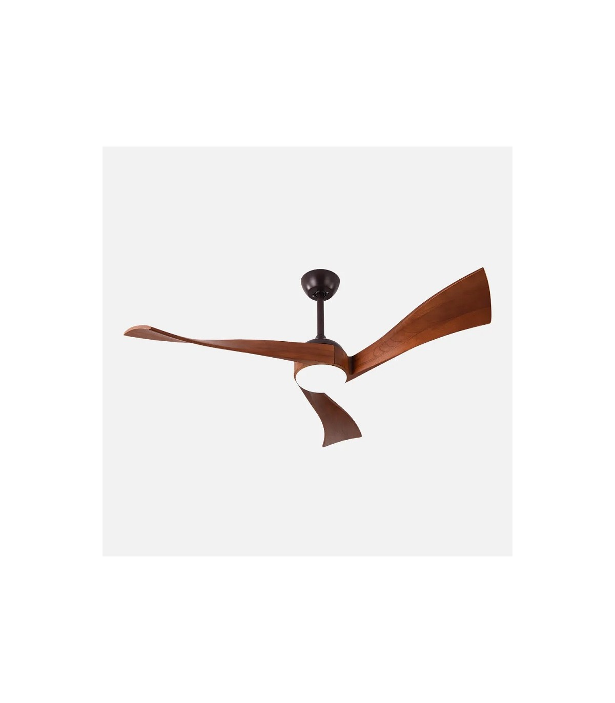 Ventilador de Techo JANUBI Marrón DC 18W 2350Lm 3 Aspas Cerezo CCT