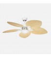 Ventilador de Techo TORCAL Blanco DC 24W 2880Lm 5 Aspas Haya CCT