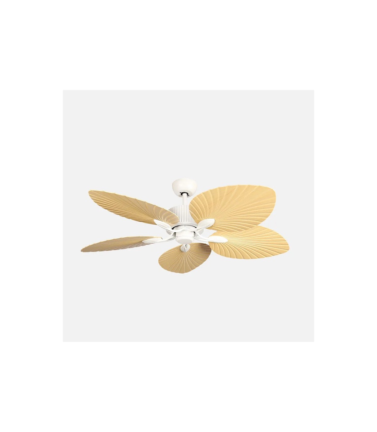Ventilador de Techo TORCAL Blanco DC 24W 2880Lm 5 Aspas Haya CCT