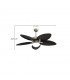 Ventilador de Techo BORASCO Níquel DC 24W 2950Lm 5 Aspas Marrón CCT