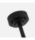 Ventilador de Techo AQUILO Negro DC 4 Aspas Roble 1xE27