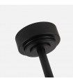 Ventilador de Techo AQUILO Negro DC 4 Aspas Roble 1xE27