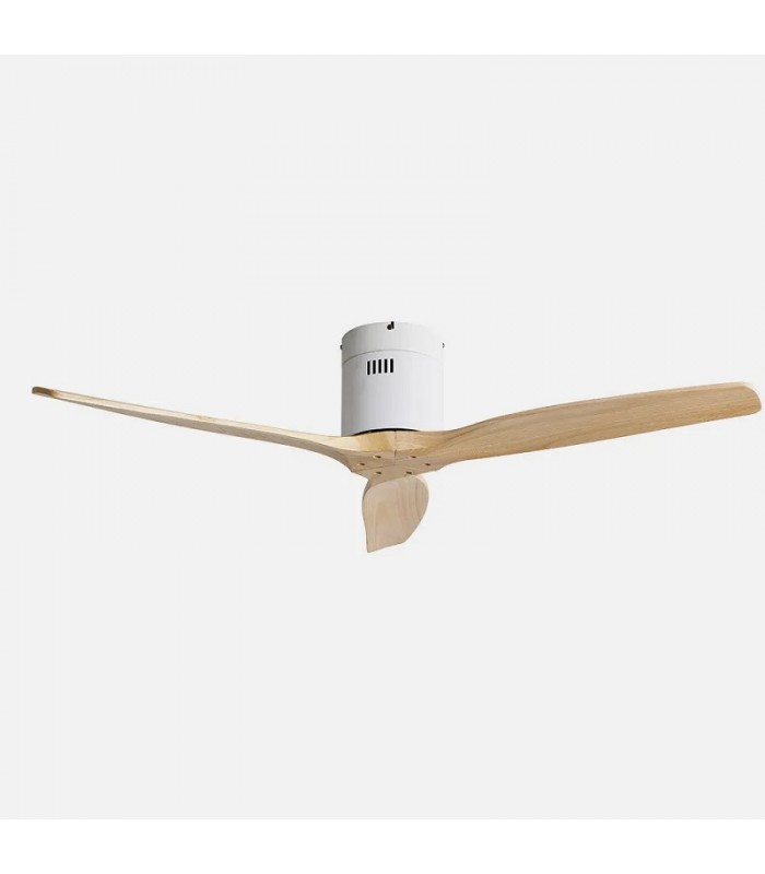 Ventilador de Techo AGUILON2 DC Blanco 3 Aspas Haya Sin Luz