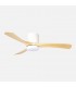 Ventilador de Techo PATERNA Blanco DC 18W 2250Lm 3 Aspas Haya CCT