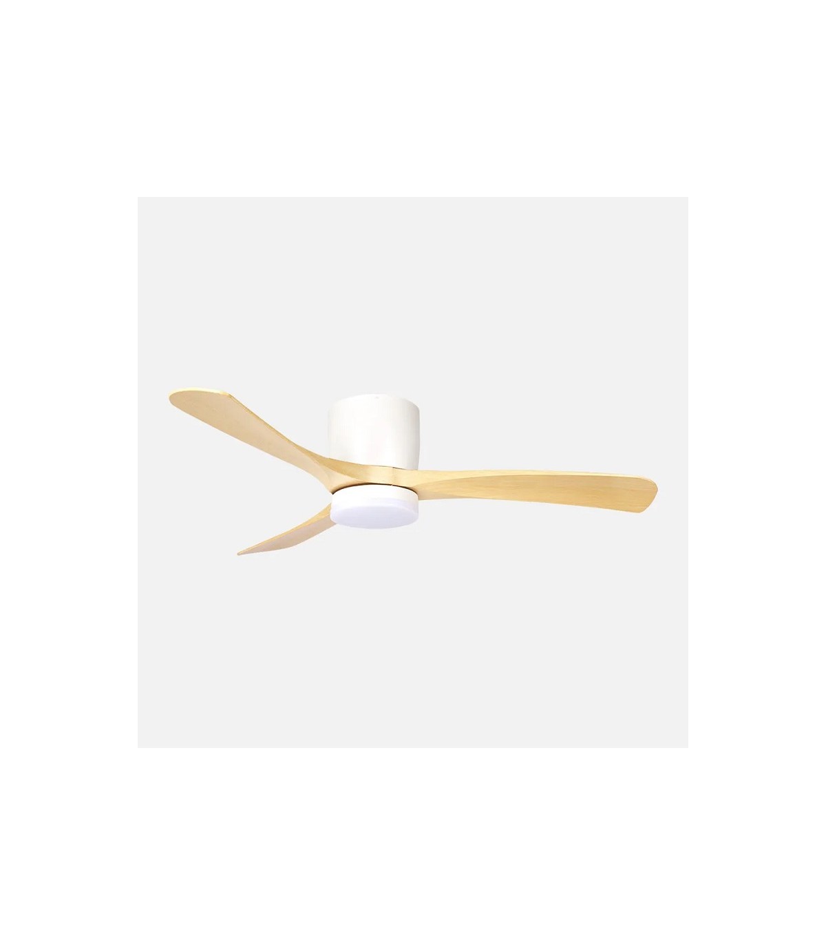 Ventilador de Techo PATERNA Blanco DC 18W 2250Lm 3 Aspas Haya CCT