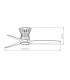 Ventilador de Techo BALTIR Blanco DC 18W 2250Lm 3 Aspas Haya CCT